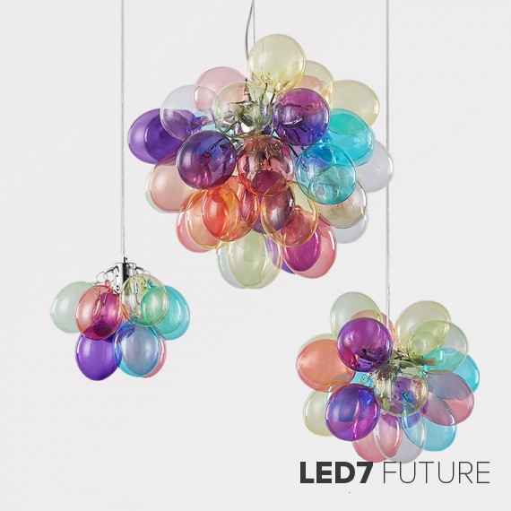 Innerspace - Bubbles Multicolour Chandelier